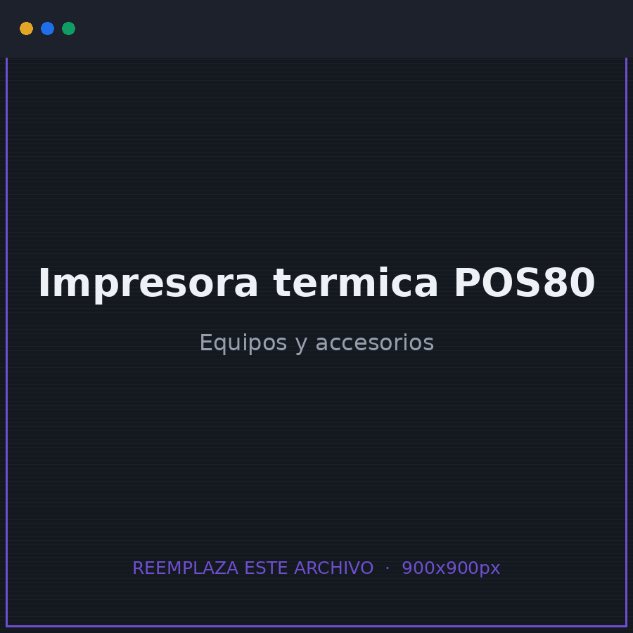 Impresora térmica POS80